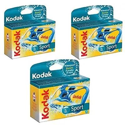 Zdjęcie produktu dla Kodak sportowa kamera podwodna jednorazowa 27 ujęć zestaw 3 sztuki