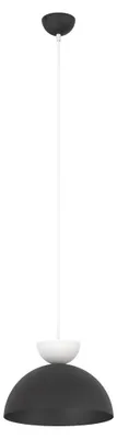 Productafbeelding van Hanglamp LUNARO, zwart-wit, 1xGX53x10W, metaal, afmetingen: 140x30x30cm, IP20, Emibig