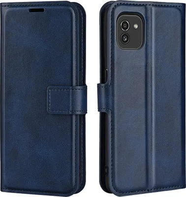 Produktbild von Samsung Galaxy A03 Hülle - Coverup Deluxe Klapphülle - Blau