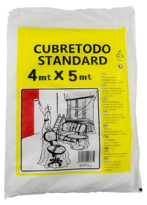 Productafbeelding van Kunststof afdekking, standaardmaat 4 meter x 5 meter.