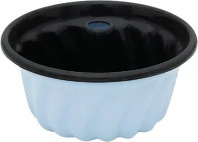 Produktbild von Riess Mini Backform 12cm blau emailliert