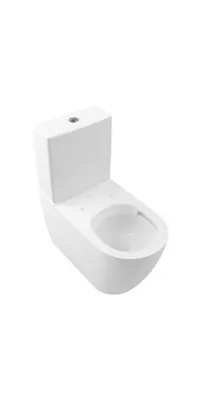 Immagine prodotto di Villeroy & Boch Subway 2.0 WC à fond creux sans bord pour combinaison, ovale, au sol, DirectFlush, 370x700x400mm, 5617R001, 5617R001