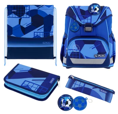 Obrázek produktu pro Herlitz 400205498 Herlitz Schulranzen UltraLight Plus Blue Goal