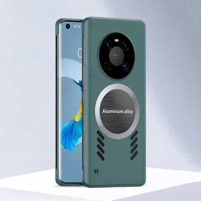Produktbild von Huawei Mate 40 Hülle, Frameless PC Matt Kühlabdeckung Loch Wärmeableitung Schutzhülle für Huawei Mate 40 Grün