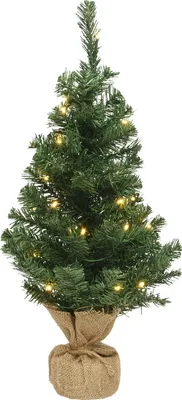 Produktbild von Kaemingk 60 cm großer Weihnachtsbaum mit LED-Beleuchtung