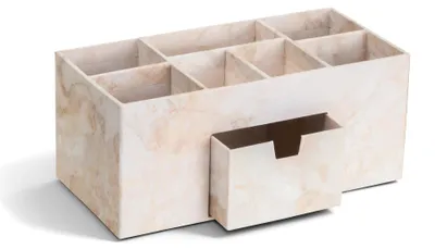 Produktbild von BIGSO VENDELA Schreibtisch Organizer mit 7 Fächern und Schublade – Ablagebox aus