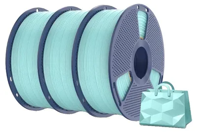 Obrázek produktu pro Filament pro 3D tiskárny, TPU Silk, vysoká pružnost, TPU Silk světle modrá