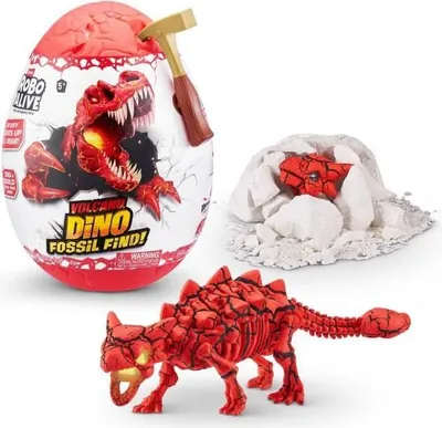 Produktbild von Dinosaurier Ausgrabungsset, ZURU Robo Alive Volcano Fossil Find S2, Dinosaurier Fossilien, Mit Sound und Lichteffekten