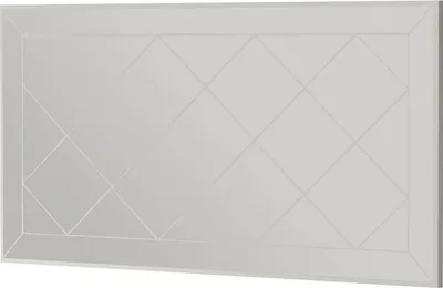 Produktbild von Spiegel Dpessin, Spiegel mit Rahmen, Wanddekorationsartikel, Spiegeldekoration, 60x2h120 cm, Weiß