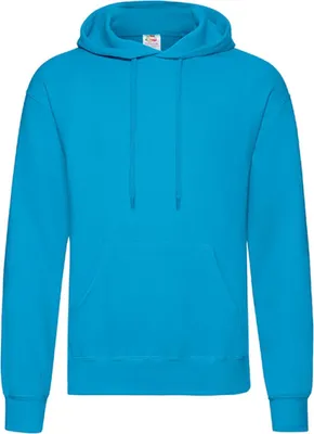 Produktbild von Fruit of the Loom 62-208-0 | Classic Hooded Sweat - Farbe: Azure Blue - Größe: S