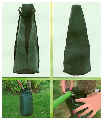 Image de Sac d'arrosage pour arbres 75 L 190g/m2 vert Floraworld