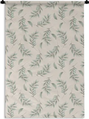 Produktbild von MuchoWow® Wandteppich Wandbehang Blumen - Pflanzen - Pastell 90x135 cm Tapisserie Dekoration Wandtuch - Baumwolle - Wandskulptur
