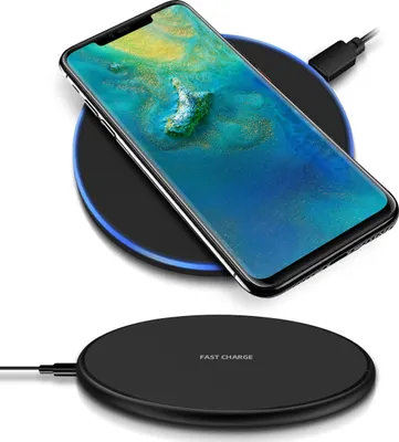 Produktbild von QI Wireless Schnell Ladegerät Huawei Mate 20 Pro Kabellos Induktiv Laden Charger