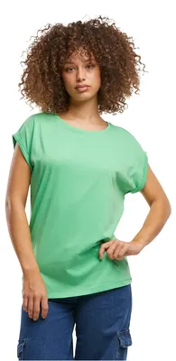 Produktbild von Build Your Brand Damen T-Shirt Ladies Extended Shoulder Tee, lang geschnittenes