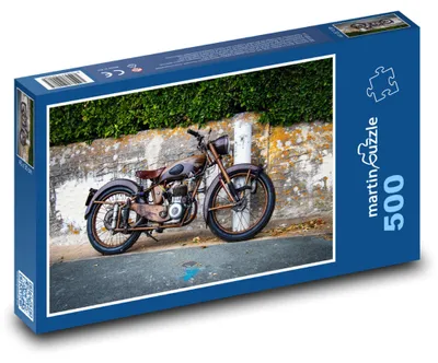 Obrázek produktu pro Puzzle 500 Starý vintage motocykl - martinpuzzle