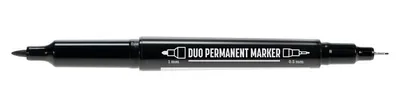 Zdjęcie produktu dla Marker permanentny. Dwa czarne końcówki