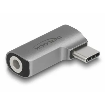 Produktbild von DeLOCK Audio Adapter USB Type-C Stecker zu 3,5 mm 4 Pin Klinkenbuchse, 2.0 Kanäle, 32 Bit, 100 dB, USB