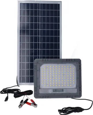 Produktbild von as - Schwabe LED Solarleuchte mit Bewegungsmelder und PIR-Sensor 60W 5.200lm