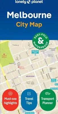 Produktbild von Lonely Planet Melbourne City Map