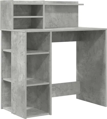Obrázok produktu pre vidaXL Stôl betón sivý 90 x 48 x 101,5 cm materiál na báze dreva