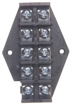Imagen del producto de Placa de conexión ZPT /10mm2/ de 5 vías, color , modelo ZPT 5-10.0, referencia 83006007