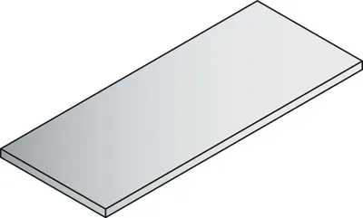 Produktbild von CP Fachboden grau 119,4 x 45,2 cm