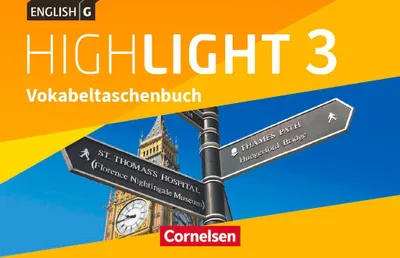 Produktbild von English G Highlight Band 3: 7. Schuljahr - Hauptschule - Vokabeltaschenbuch