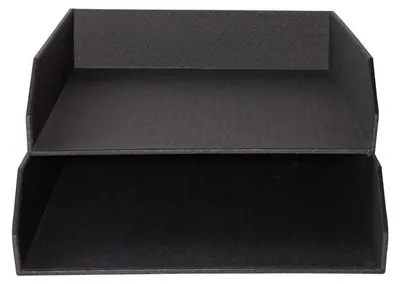 Produktbild von EXACOMPTA Briefablagen-Set Office by Me DIN A4+ schwarz 2 Stück