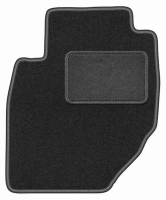 Produktbild von Fahrermatte Velours für Hyundai Terracan 2001-2006 (SUV) – 1-tlg, Graphit, passgenau – Wielganizator LUX