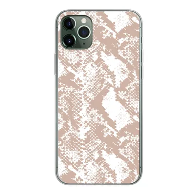 Produktbild von MuchoWow® Handyhülle Schutzhülle Hülle für iPhone 11 Pro Max Schlangendruck - Formen - Pastell Silikon Softcase Handy Hülle - Schutz