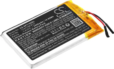 Produktbild von TECHTEK Akku Kompatibel mit [SPOT] SPOT X, SPOTXB Ersetzt 704476B B10