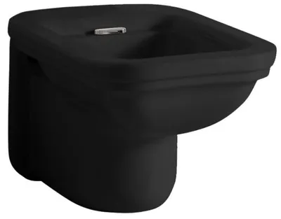 Produktbild von Kerasan WALDORF Hänge-Bidet 37x55cm, schwarz matt