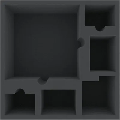 Obrázek produktu pro Pěnová vložka 285 × 285 × 100 mm, 6 přihrádek na stolní hry