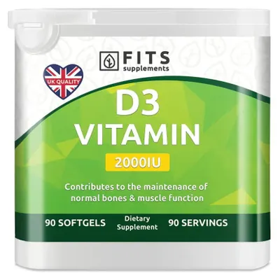Produktbild von Vitamin D3 2000 IE, 90 Weichkapseln