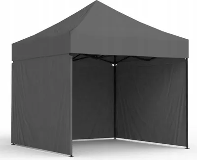 Produktbild von Ekspand | Partyzelt 3x3m - Grau - Faltbar - Ideal für Gartenpartys - Wetterfest und Stabil