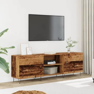 Produktbild von PUEAZU TV-Schrank Altholz-Optik 150x30x50 cm Holzwerkstoff - TV-Schränke &24516