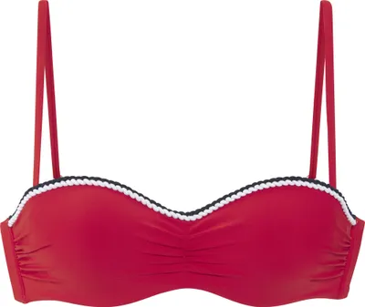 Produktbild von s.Oliver Bügel-Bandeau-Bikini-Top Junis rot Größe 38 Cup D