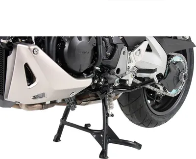 Image de Support central Hepco Becker pour Honda VFR 800 X Crossrunner (2015-2020), référence 505992 00 01, couleur argent.
Taille unique