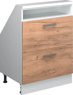 Produktbild von Dachschrägenschrank Vicco Rion Goldkraft Eiche mit 2 Schubladen, Model 56096