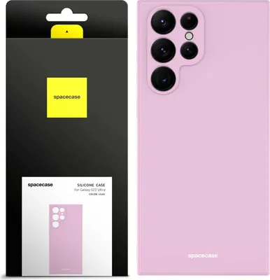 Image de Coque en silicone SPACECASE Coque en silicone pour Galaxy S22 Ultra Rose