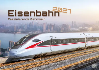 Productafbeelding van Wandkalender 2027 - Eisenbahn thema - A2 formaat