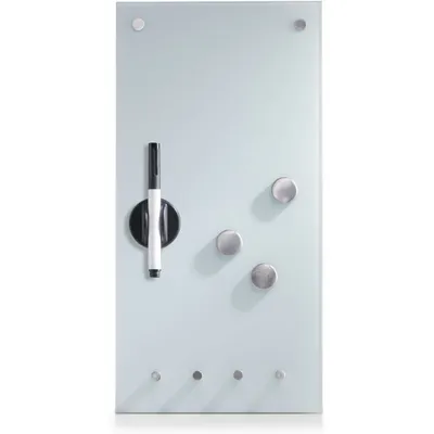 Zdjęcie produktu dla Zeller Present 11610, Szkło, 200 x 400 mm, Biały, Magnes, 200 mm, 400 mm