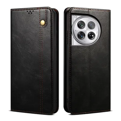 Immagine prodotto di Custodia per OnePlus ACE3 in pelle flip case portafoglio con funzione di stand nero