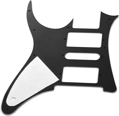 Image de Pickguard pour guitare électrique, pré-wired Pickguard pour guitare électrique, protection contre les rayures en PVC avec un prix abordable pour un haut de gamme (perle noire)