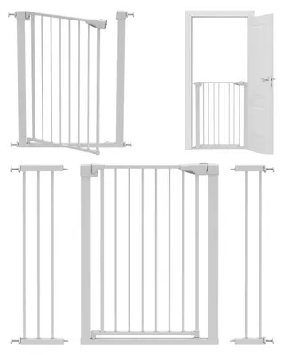 Obrázok produktu pre Bezpečnostná zábrana – Výška nastaviteľná – Šírka 75–117 cm – Čierna