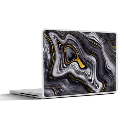 Produktbild von MuchoWow® Laptop Aufkleber Sticker Cover Steine - Achat - Geode - Marmor 36.5x27.5 cm - Laptop-Sticker