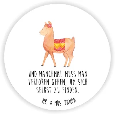 Produktbild von Mr. & Mrs. Panda magnet Alpaka Stolz - Weiß - Geschenk, whiteboardmagnet, für pinwand, Kühlschrankmagnet, fotos, kühlschrank, Lama