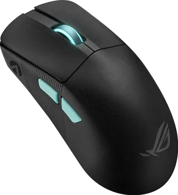 Zdjęcie produktu dla ASUS ROG Harpe Ace Aim Lab Edition, Oburęczny, Optyczny, RF Wireless + Bluetooth + USB Type-A, 36000 DPI, Czarny