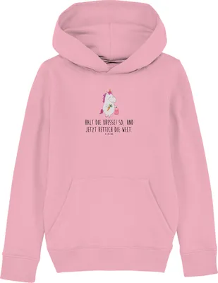 Produktbild von Mr. & Mrs. Panda Kinderpullover Einhorn Gemüse 12-14 Jahre (152/164) - Baumwolle Pink - Geschenk, Unicorn, Einhörner, Pulli, Pullover, Sweater, Hoodie, Biomarkt, Sweatshirt