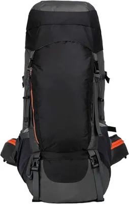 Imagen del producto de Mochila de senderismo de 65 litros, impermeable, ultraligera, con funda impermeable, ideal para actividades al aire libre, viajes y trekking. (Modelo B)